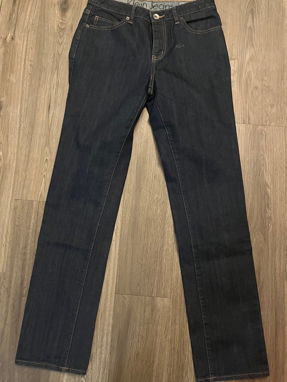 Calvin Klein dark wash blue jeans  straight leg women's 6 Country cowgirl